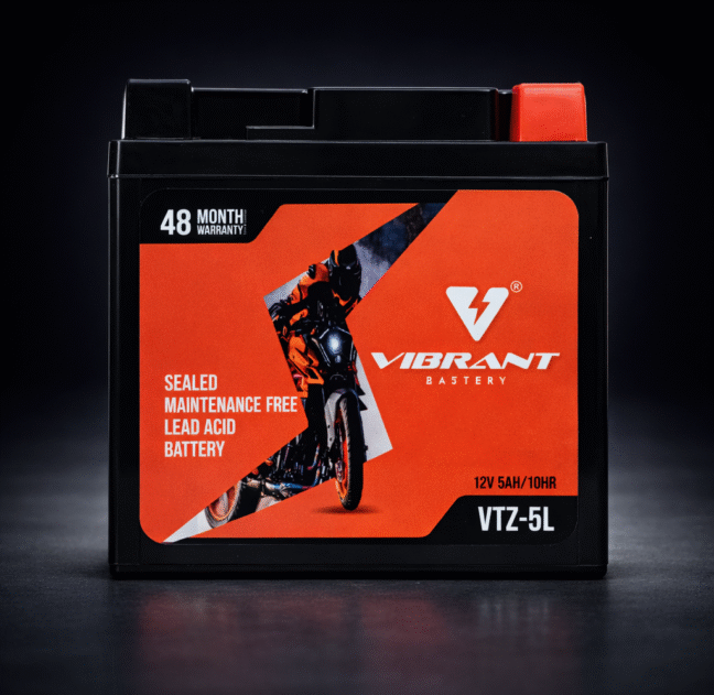 Vibrant Battery 5 L Two Wheeler Battery