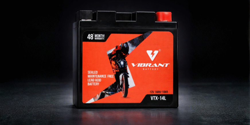 Vibrant Battery 14 LB Two Wheeler Battery
