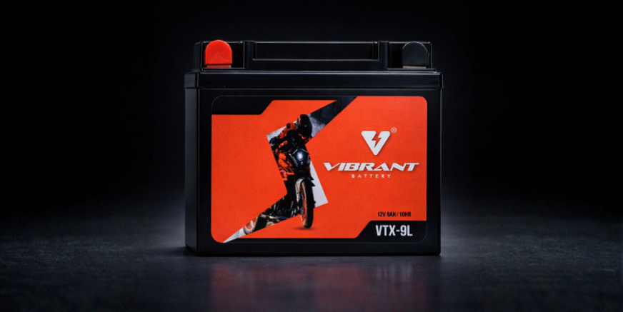 Vibrant Battery 9 LB Two Wheeler Battery