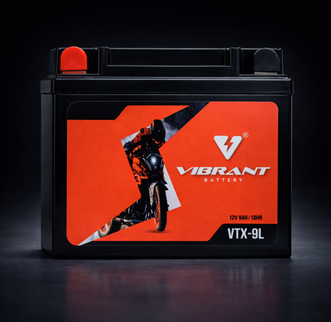 Vibrant Battery 9 LB Two Wheeler Battery