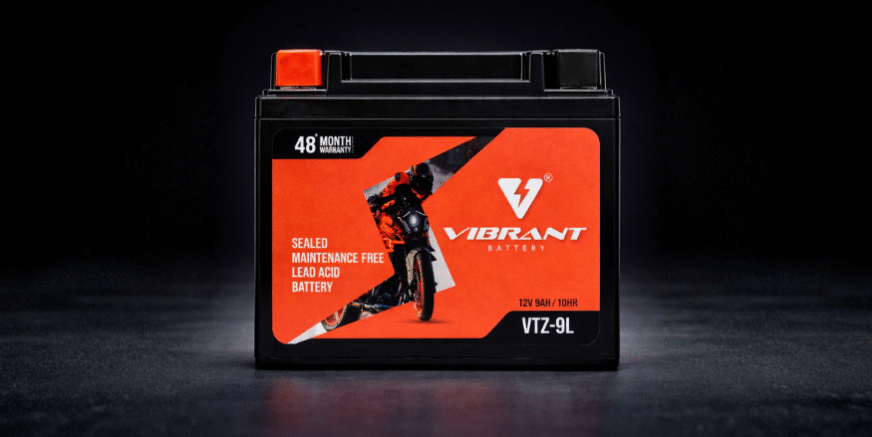 Vibrant Battery 9L Two Wheeler Battery