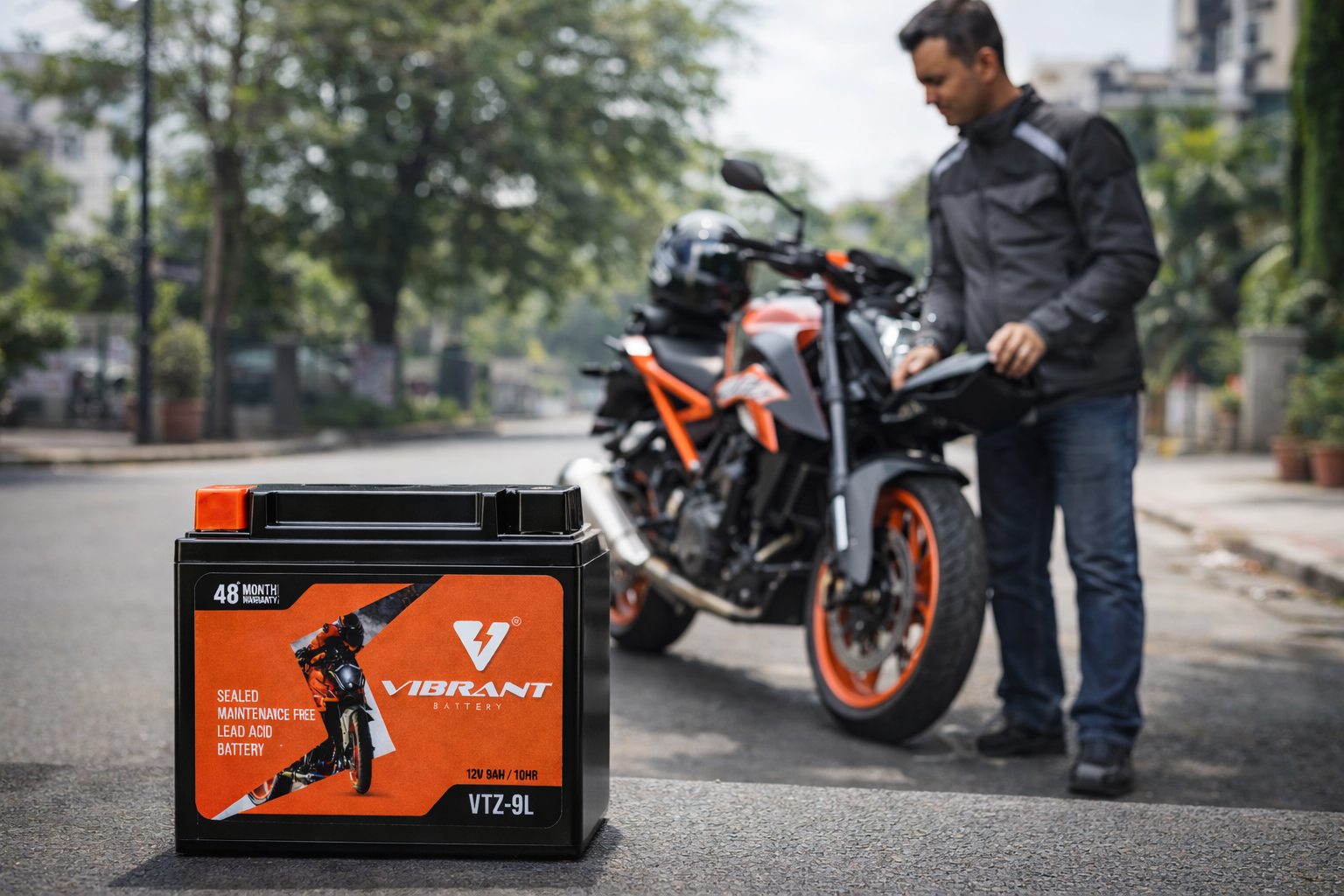 Why Vibrant Battery Is the Smart Choice for Two-Wheeler Riders.